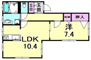 シャーメゾン北夙川の物件間取画像